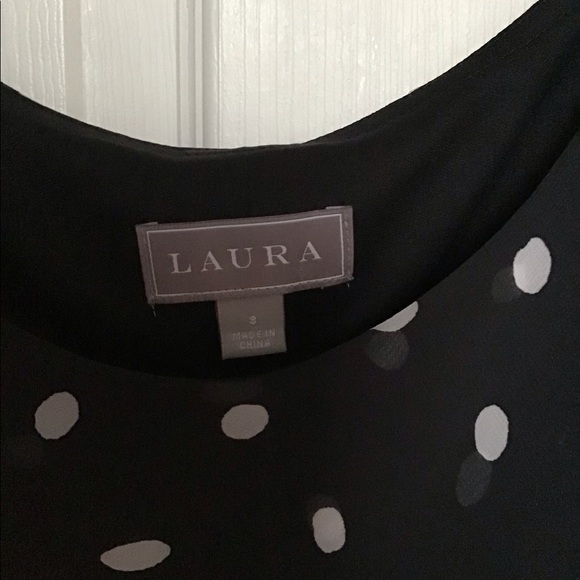 Laura polka dot cascade dress - Picture 2 of 2